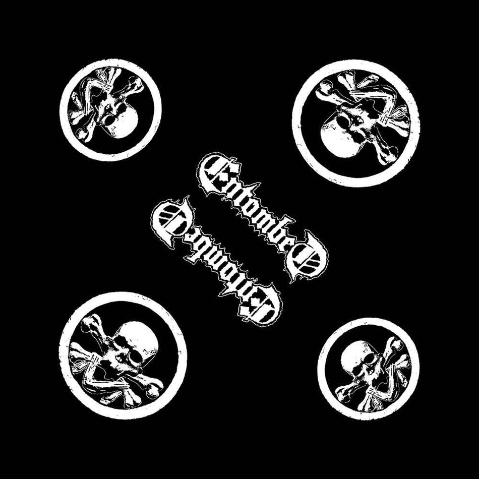 Entombed Unisex Bandana: Skull Logo (Black)