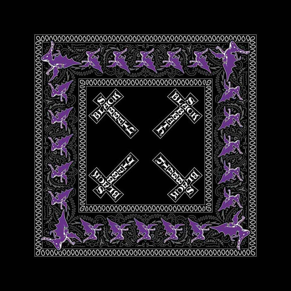 Black Sabbath Unisex Bandana: Cross Logo (Black)