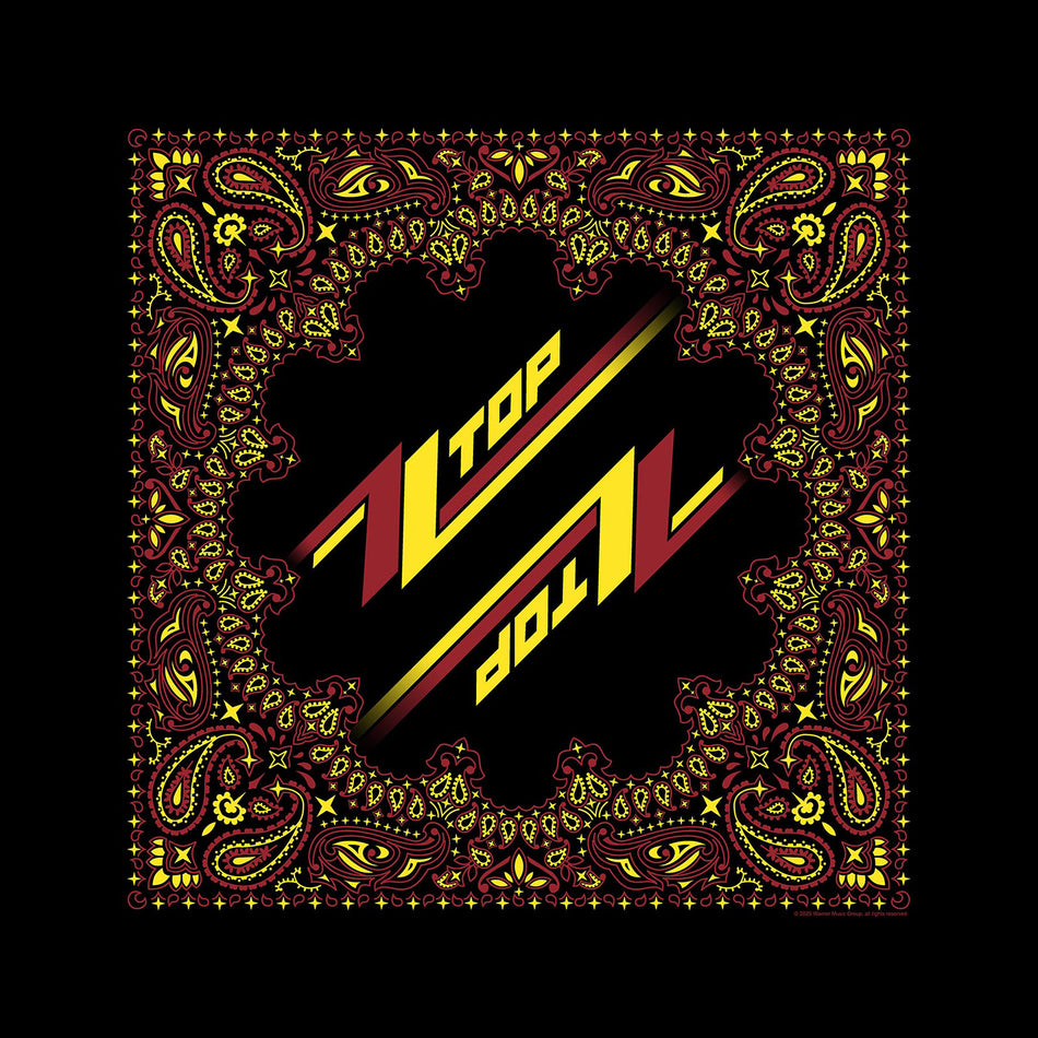 ZZ Top Unisex Bandana: Logo (Black)
