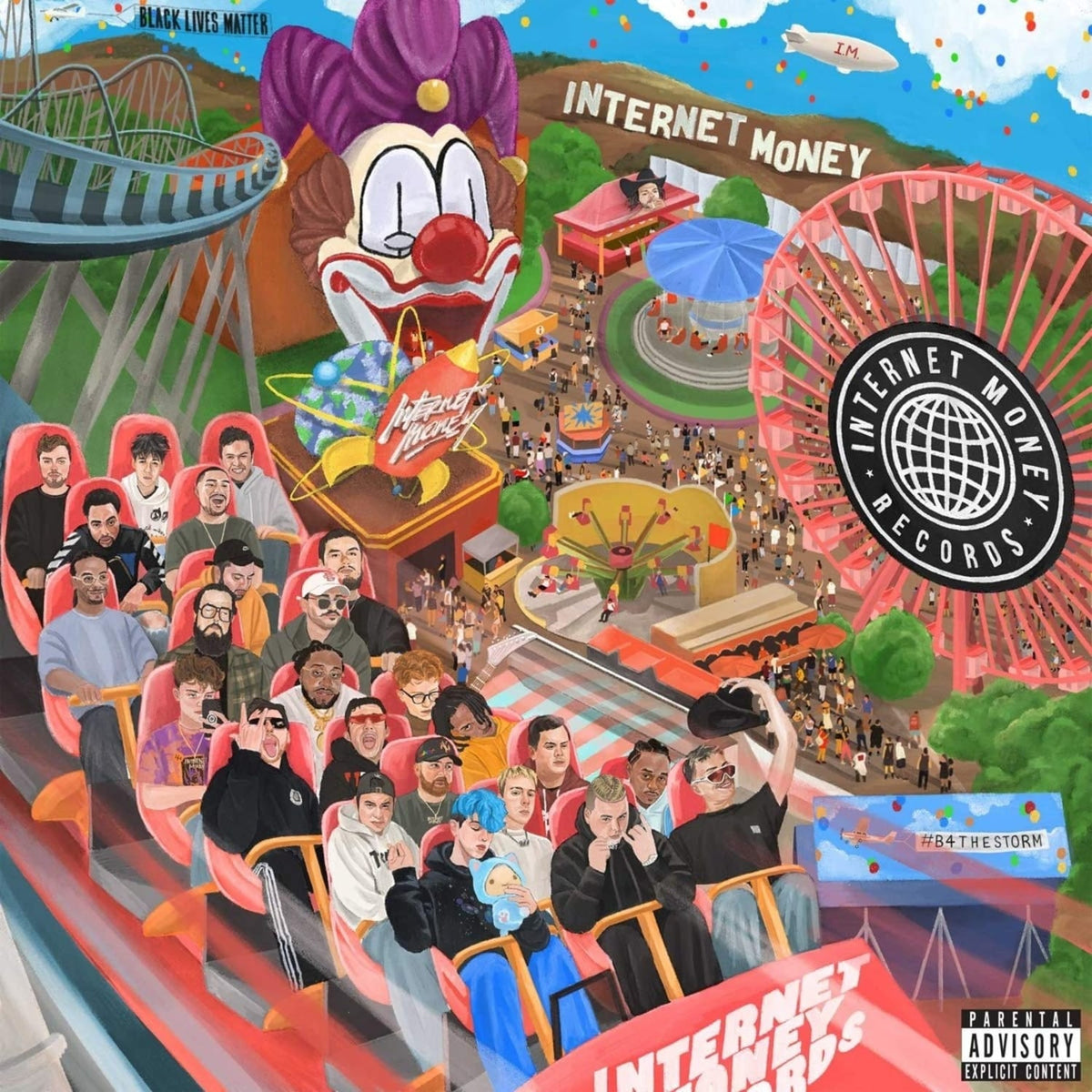 Internet Money - B4 The Storm [Explicit Content] - (Parental Advisory Explicit Lyrics, Clear Vinyl) - [Vinyl]