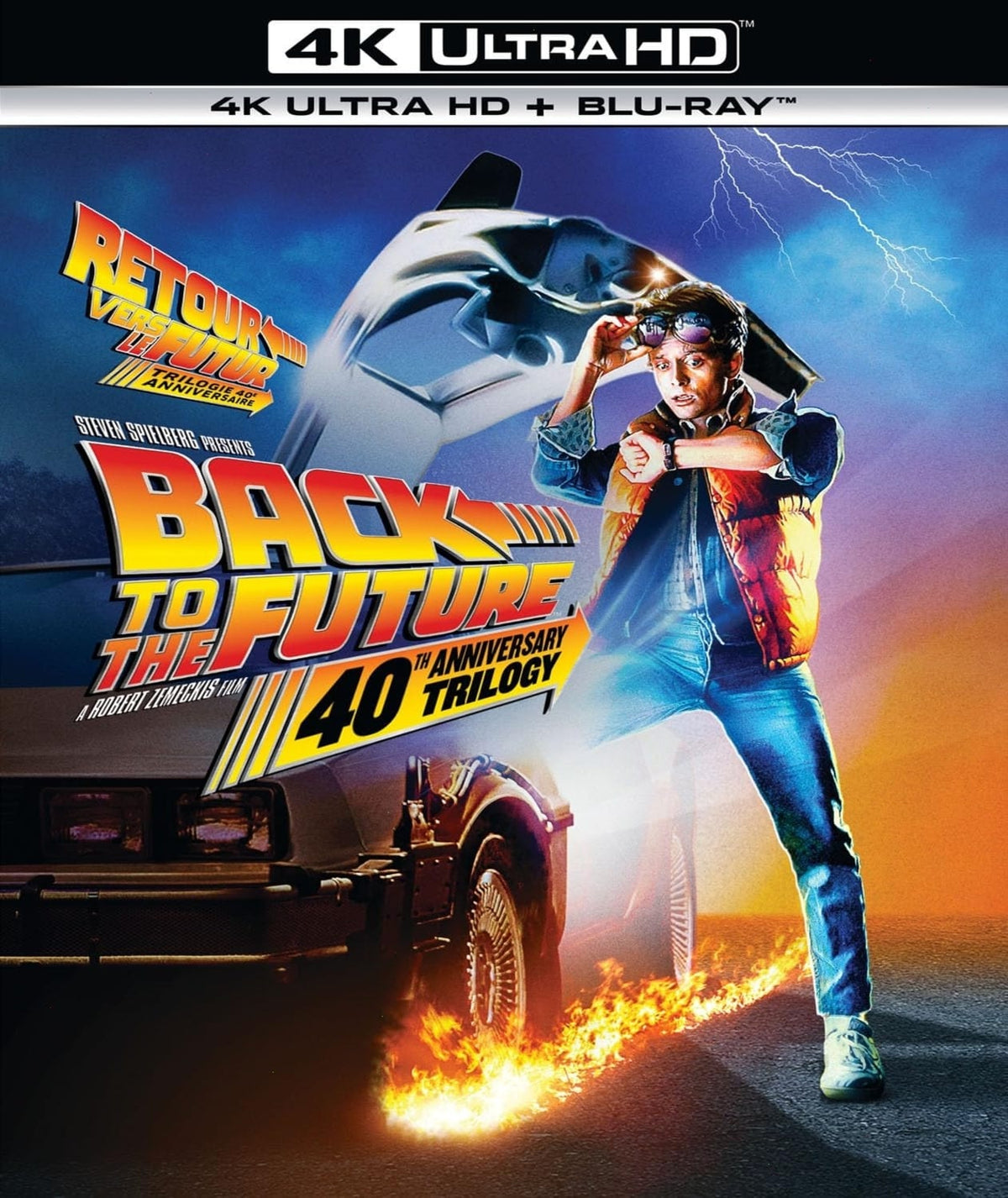BACK TO THE FUTURE 40TH ANNIVERSARY TRILOGY - [4K UHD + Blu - ray]
