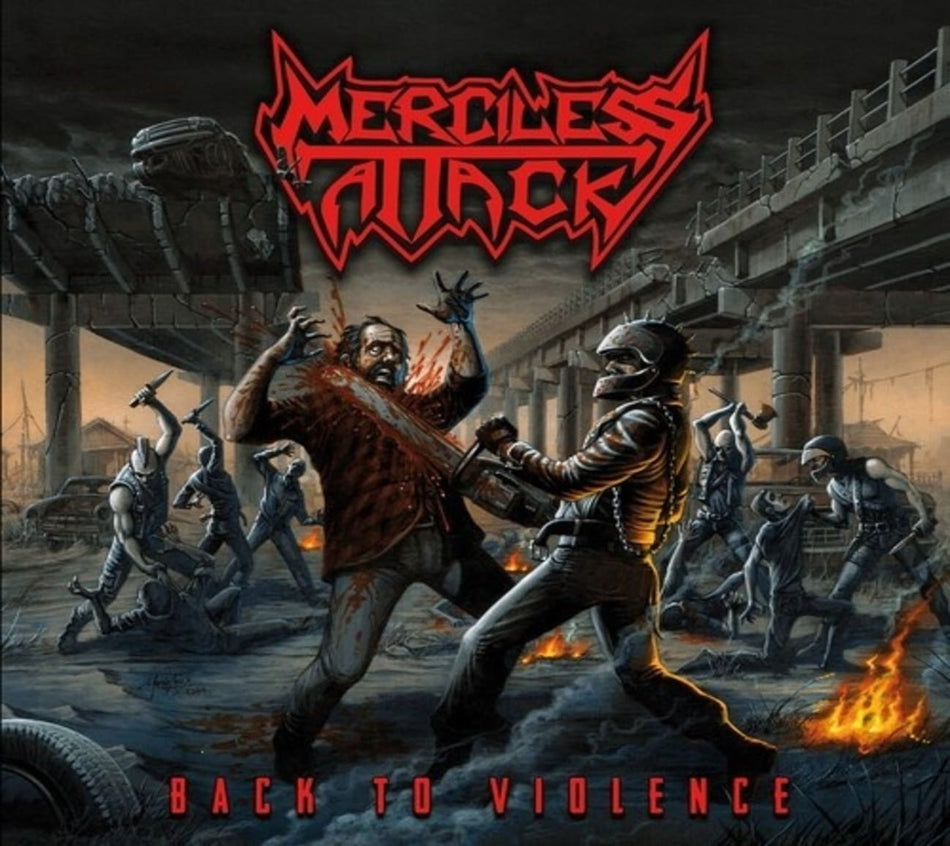 Merciless Attack - Back To Violence - (Reissue) - [CD]
