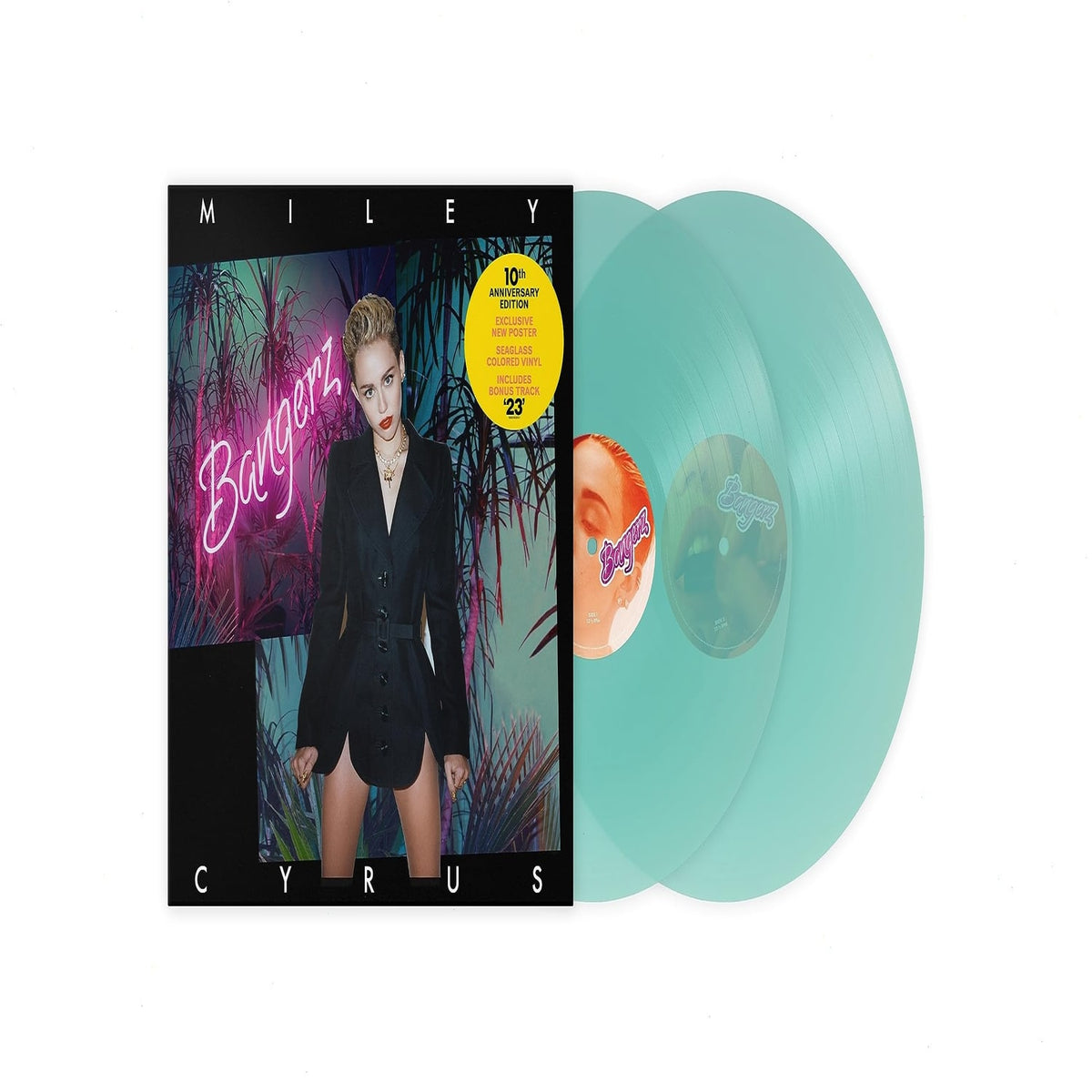 Miley Cyrus - Bangerz: 10th Anniversary - Sea Glass Colored - [Vinyl]