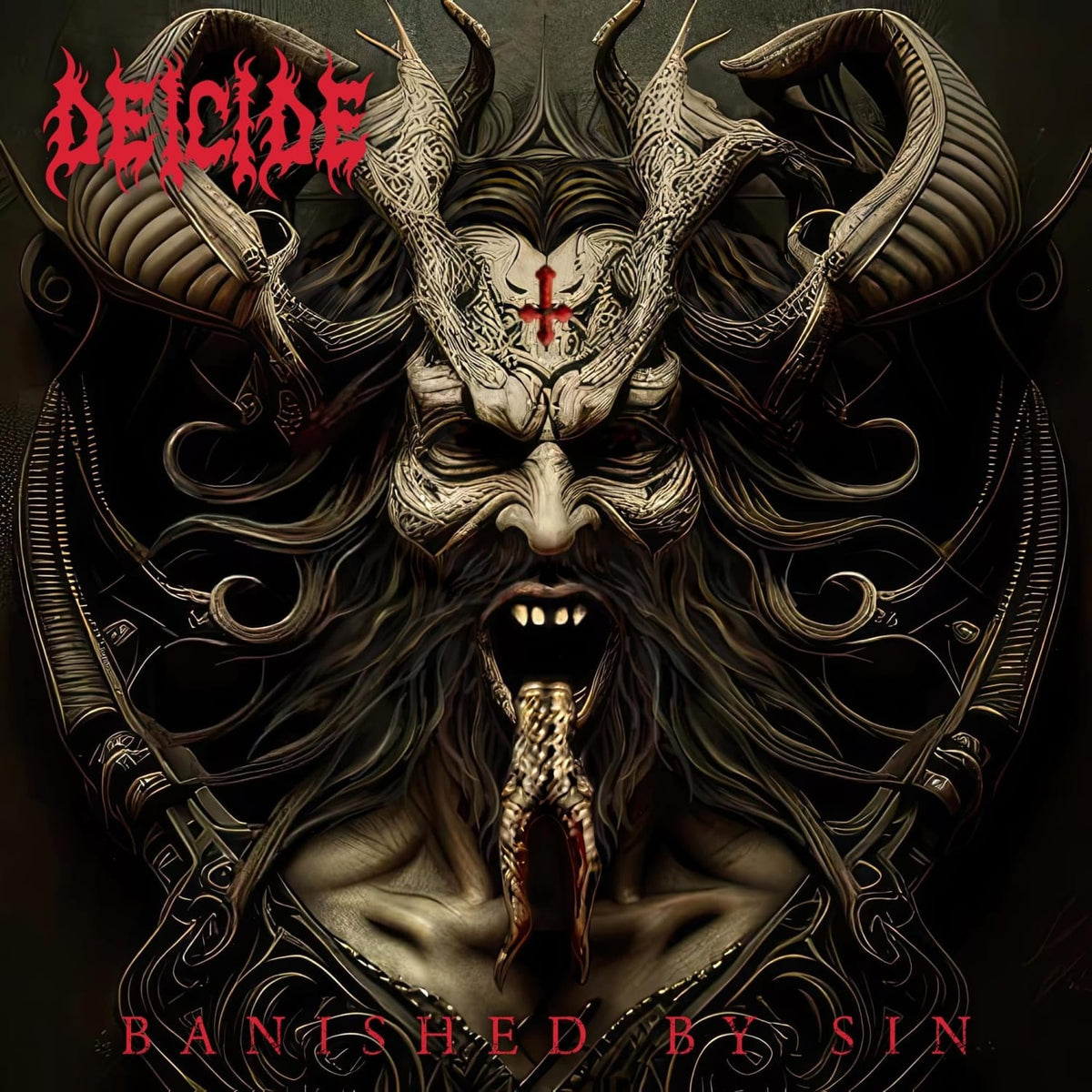Deicide - Banished By Sin - (Clear Vinyl, Red) - [Vinyl]