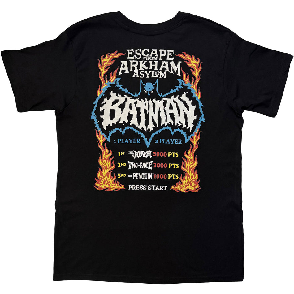 DC Comics Unisex T-Shirt: Batman Batman Escape From Arkham (Black)