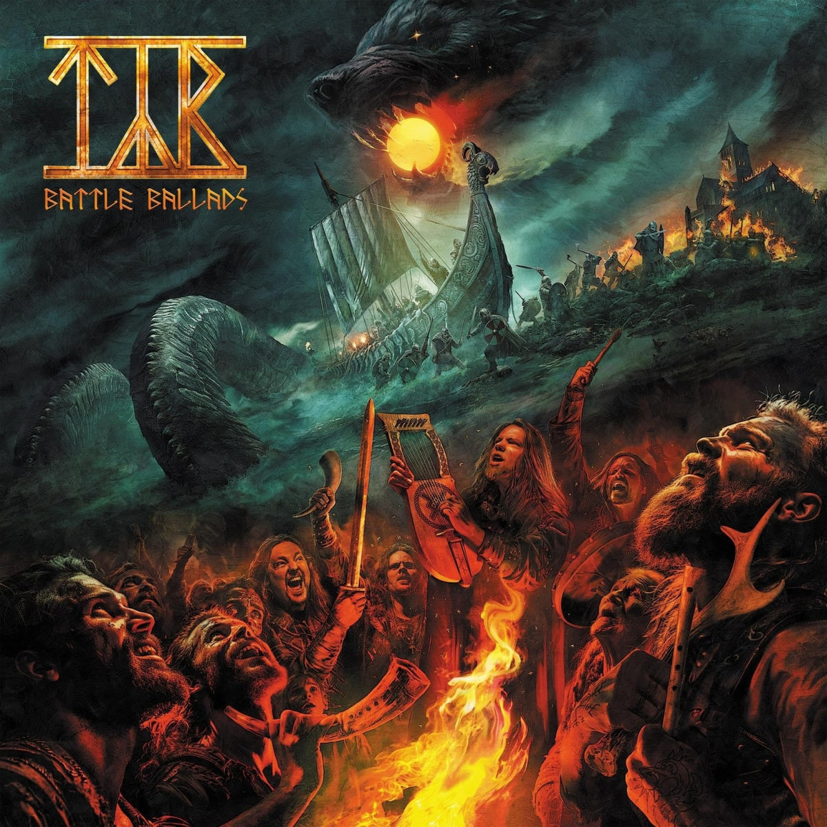 Tyr - Battle Ballads - (Colored Vinyl, Blue, Smoke) - [Vinyl]