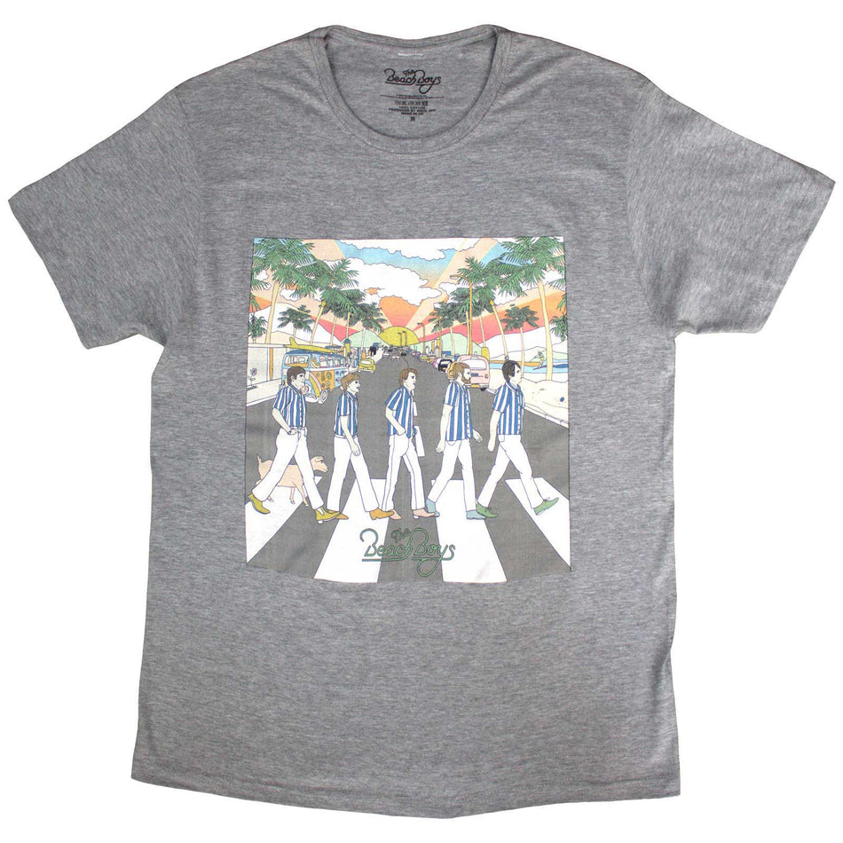 The Beach Boys Unisex T-Shirt: Pet Sounds Crossing (Grey)