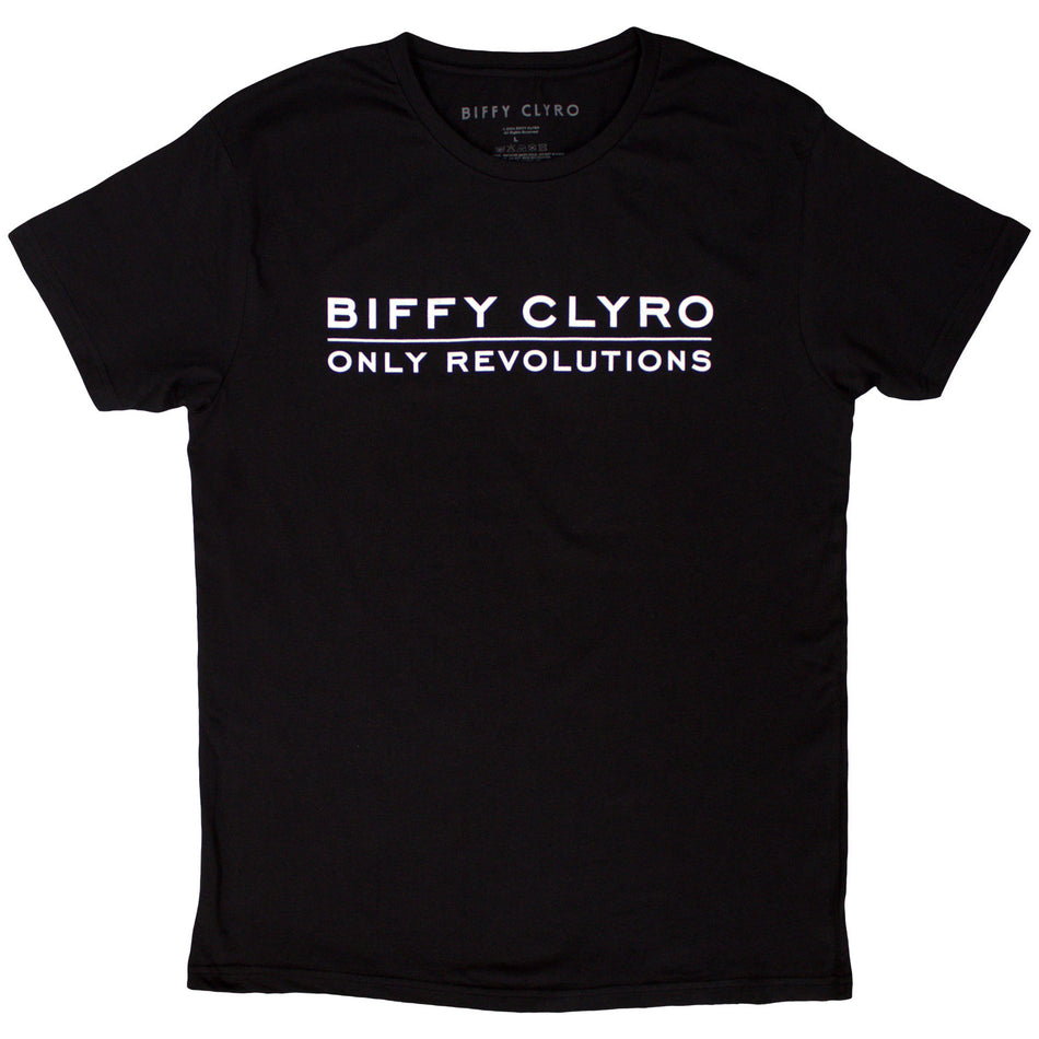 Biffy Clyro Unisex T-Shirt: Only Revolutions (Black)