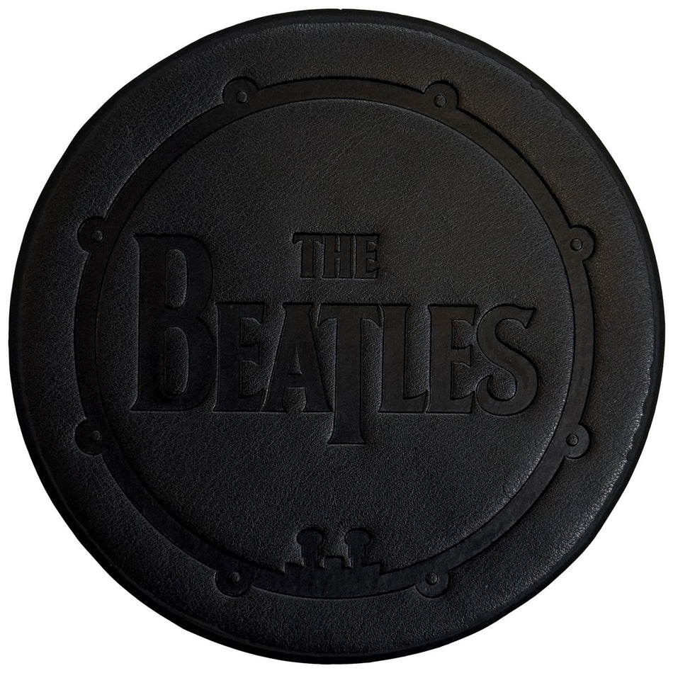 The Beatles 4-Piece Coaster Set: Drum Logo (Premium)