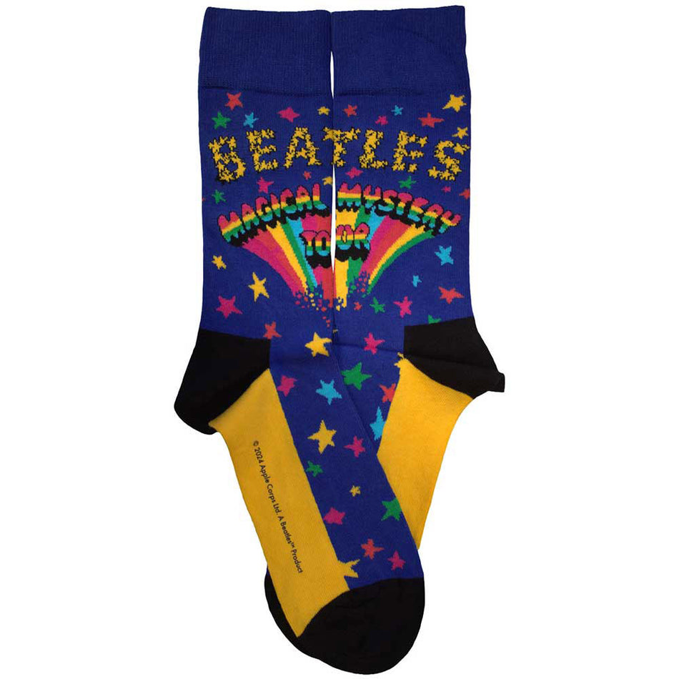 The Beatles Unisex Ankle Socks: Magical Mystery Tour (Blue) (UK Size 4 - 7)