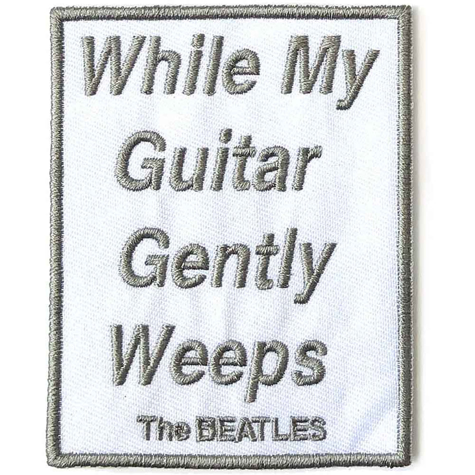 The Beatles Standard Patch: While My Guitar Gently Weeps