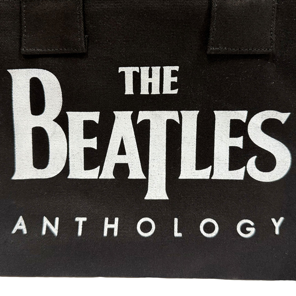 The Beatles Cotton Tote Bag: Anthology (Black) (Back Print)