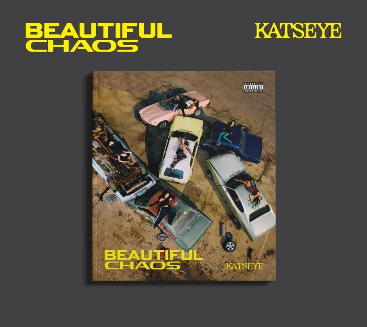 Katseye - BEAUTIFUL CHAOS [Chaotic Version] [Explicit Content] - (Large Item, Parental Advisory Explicit Lyrics) - [CD]