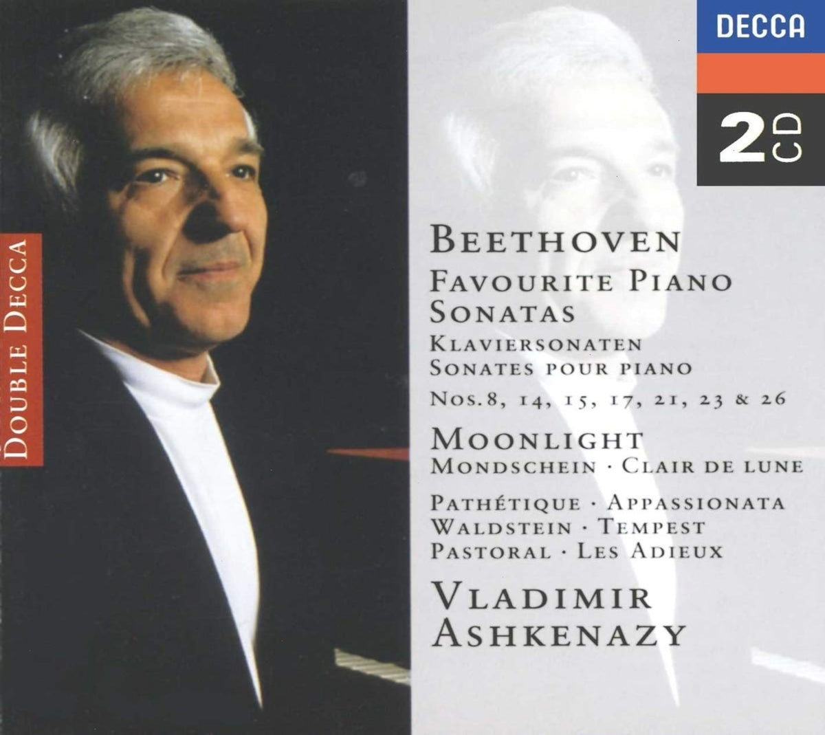 Vladimir Ashkenazy - Moonlight & Pathetique Piano Sonatas - [CD]