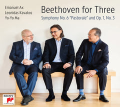 YO-YO MA / LEONIDAS KAVAKOS / EMANUEL AX - Beethoven for Three: Symphony 6 & Op 1 No 3 - [CD]