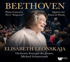 Elizabeth Leonskaja - Beethoven: Piano Concerto No. 5 emperor & Piano Quintet Op. 16 - [CD]