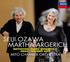 Martha Argerich - Beethoven: Piano Concerto 2 / Grieg: Holberg Suite - [CD]