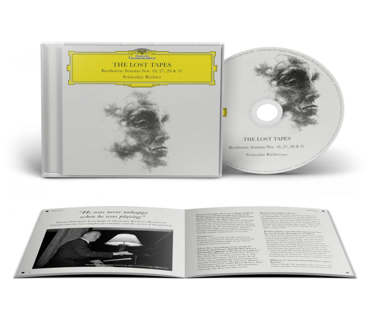 Sviatoslav Richter - Lost Tapes - Beethoven: Sonatas Nos. 18, 27, 28 - [CD]