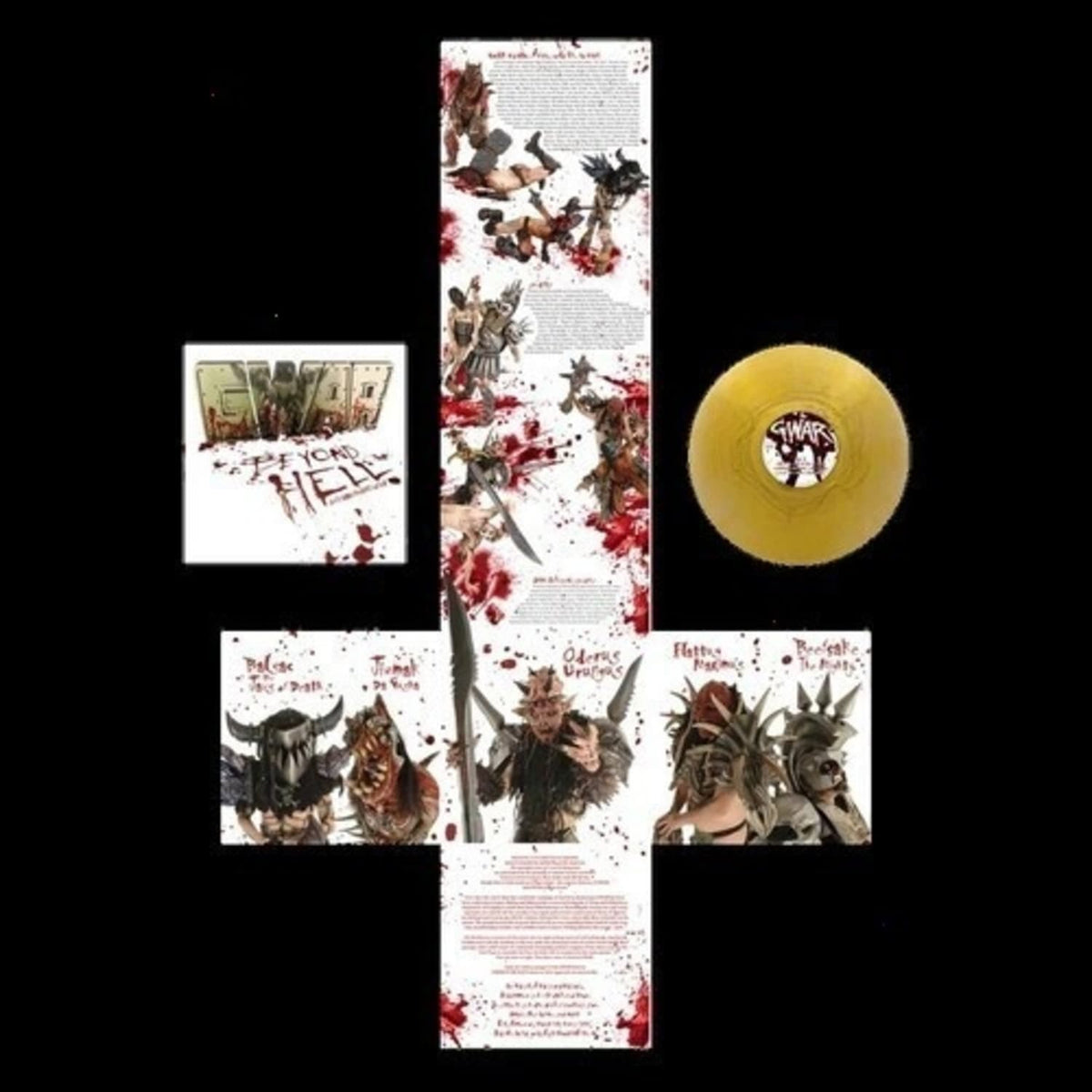GWAR - Beyond Hell - 20th Anniversary Edition - Gold - (Colored , Gold Disc, 180 Gram , Anniversary Edition) - [Vinyl]