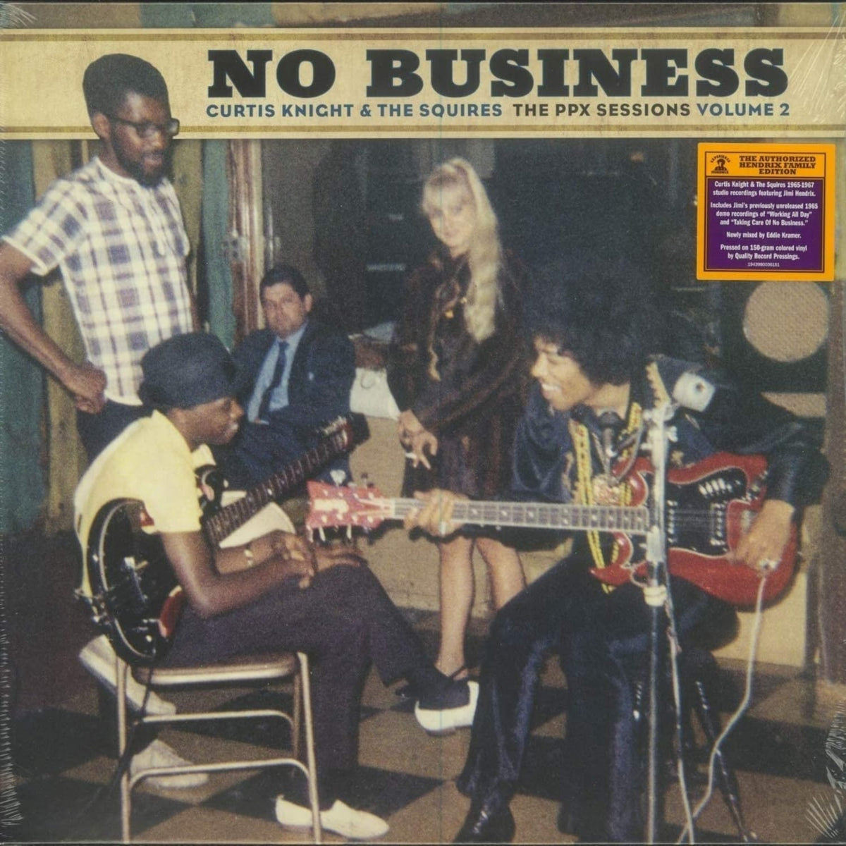 CURTIS KNIGHT / SQUIRES / JIMI HENDRIX - No Business: The PPX Sessions Volume 2 - (RSD Exclusive, Colored Vinyl, Brown, Gatefold LP Jacket) - [Vinyl]