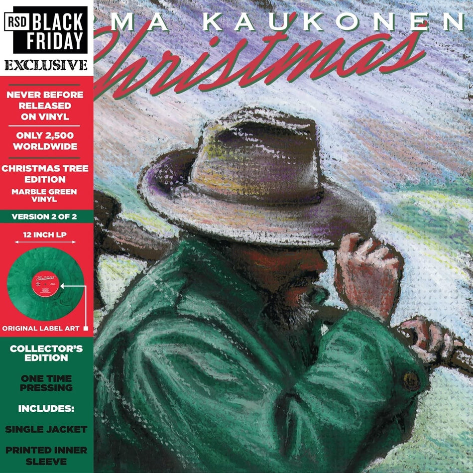 Jorma Kaukonen - Christmas Christmas Tree Edition (1 Of 2 V.) - (Colored Vinyl, Red, Green, Clear Vinyl) - [Vinyl]