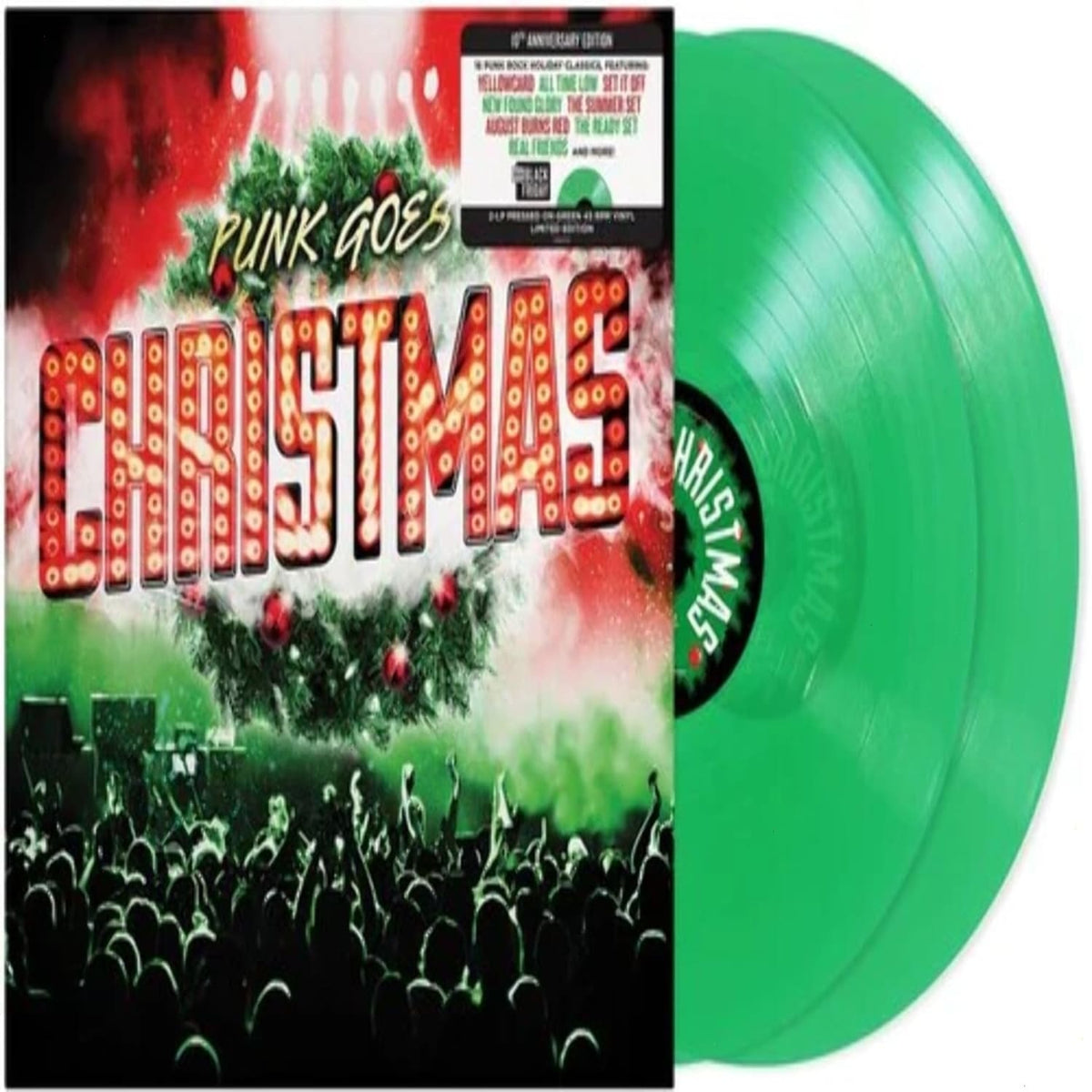 Various Artists - Punk Goes Christmas (10th Anniversary Edition) - (RSD Exclusive, Colored Vinyl, Green, 45 RPM) - [Vinyl]