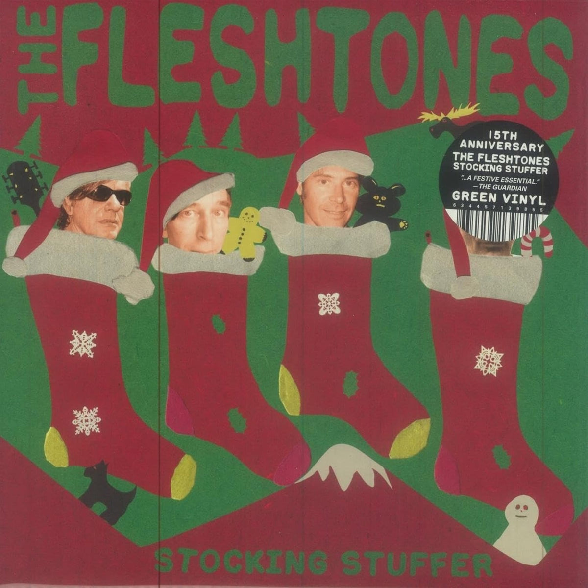The Fleshtones - Stocking Stuffer (15th Anniversary) (RSDBF) - (RSD Exclusive, Colored Vinyl, Green, Anniversary Edition) - [Vinyl]