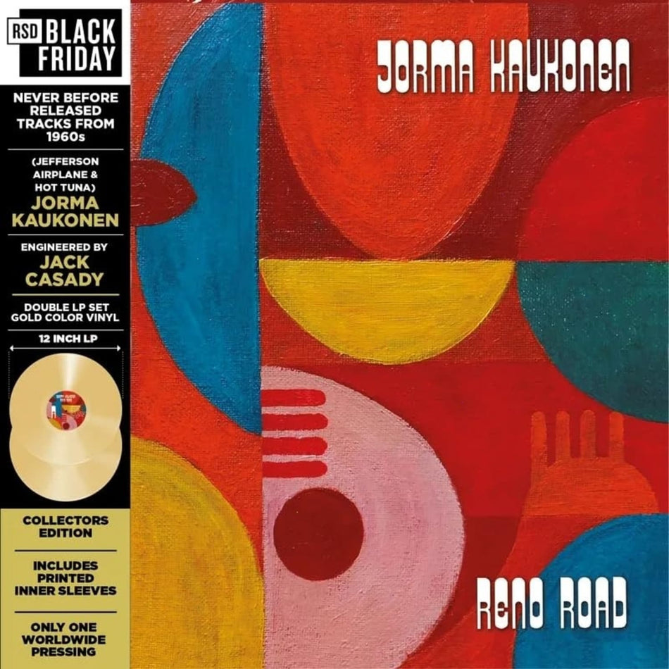 Jorma Kaukonen - Reno Road: Unleased tracks from the '60's - Gold - (Colored Vinyl, Gold) - [Vinyl]