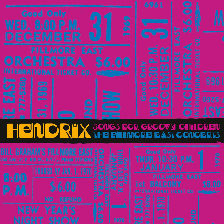 Jimi Hendrix - Songs For Groovy Children: The Fillmore East Concerts - (RSD Exclusive, Colored Vinyl, Violet, 150 Gram Vinyl) - [Vinyl]