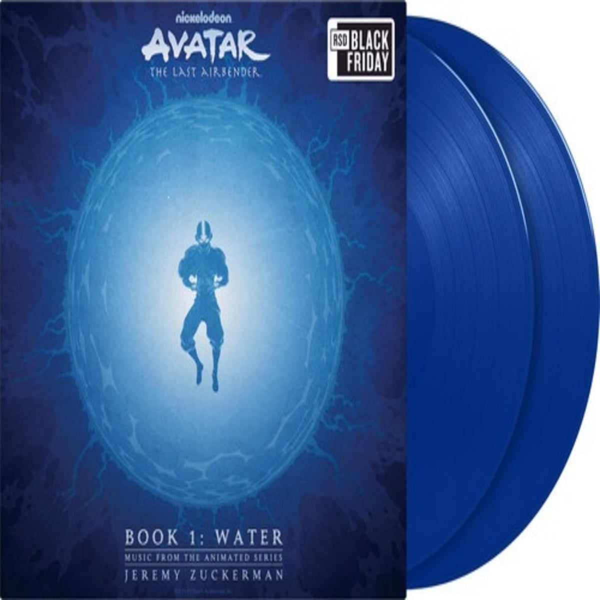 Jeremy Zuckerman - Avatar: The Last Airbender - Book 1: Water (Music From The Animated Series) (Original Soundtrack) - (RSD Exclusive, Colored , Blue, Gatefold LP Jacket, Lenticular Cover) - [Vinyl]