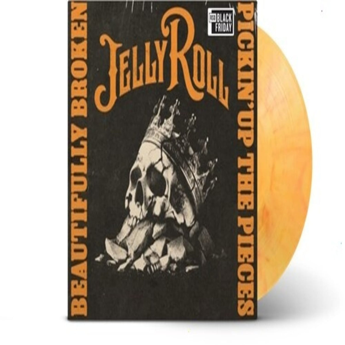 Jelly Roll - Beautifully Broken (Pickin' Up The Pieces) [Explicit Content] - (Parental Advisory Explicit Lyrics, RSD Exclusive, Colored Vinyl) - [Vinyl]
