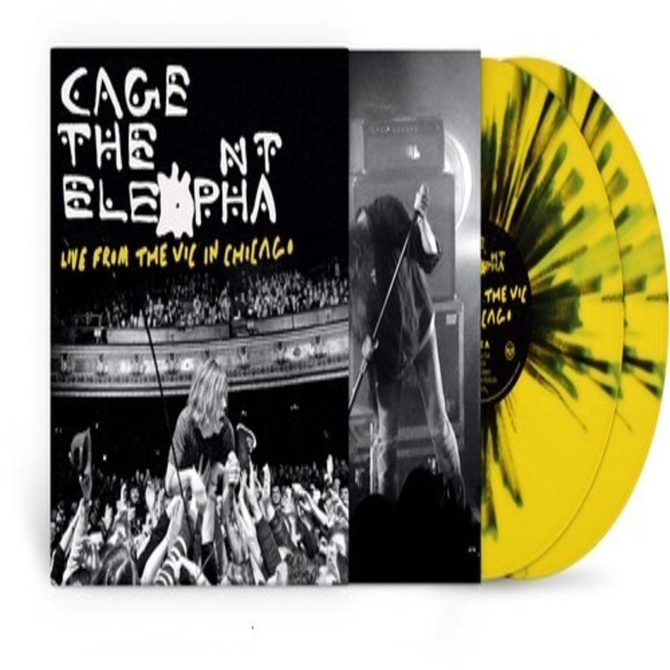Cage the Elephant - Live From The Vic In Chicago - (RSD Exclusive, Limited Edition, Colored Vinyl, Yellow, Black) - [Vinyl]