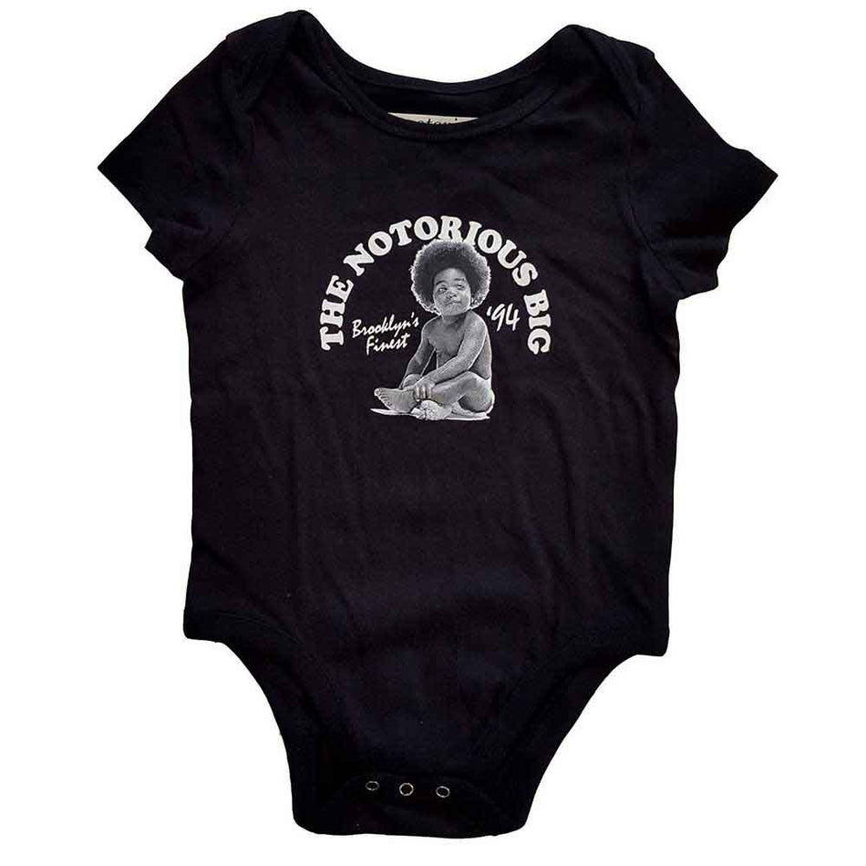 Biggie Smalls Kids Baby Grow: Baby (Black)