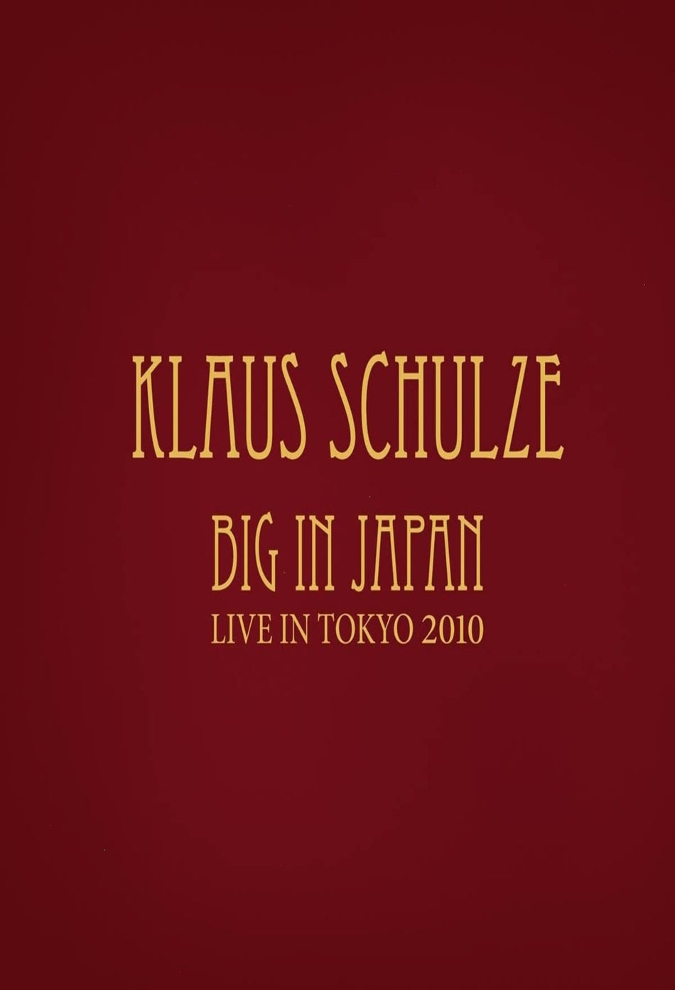 Klaus Schulze - BIG IN JAPAN [LIMITED REISSUE] - [DVD + CD]