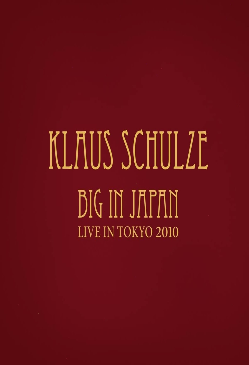 Klaus Schulze - BIG IN JAPAN [LIMITED REISSUE] - [DVD + CD]