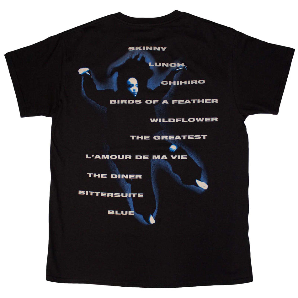 Billie Eilish Unisex T-Shirt: Hit Me Hard And Soft Tracklist (Black) (Back Print)