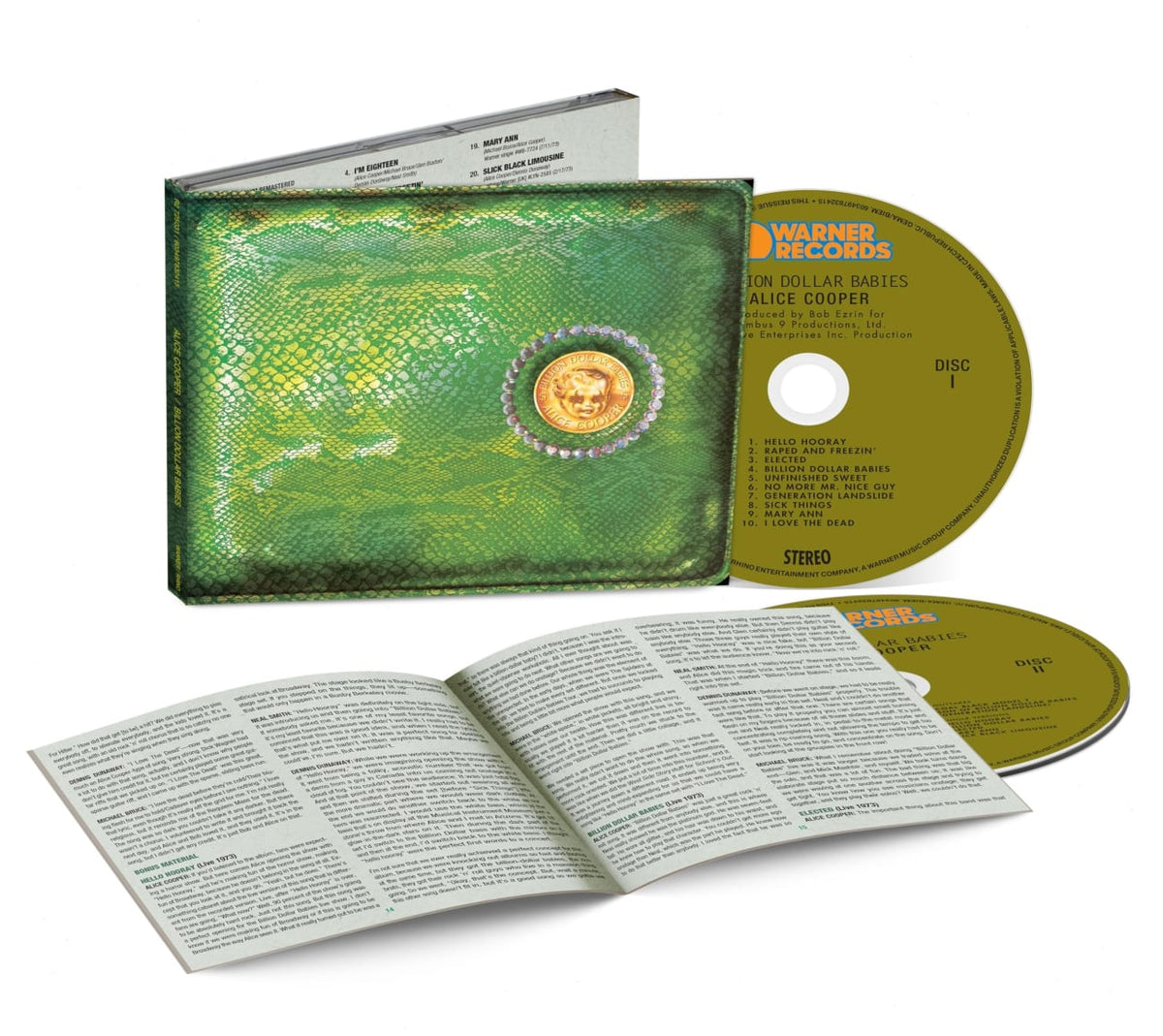 Alice Cooper - Billion Dollar Babies (50th Anniversary Deluxe Edition) - (Deluxe Edition, Anniversary Edition) - [CD]
