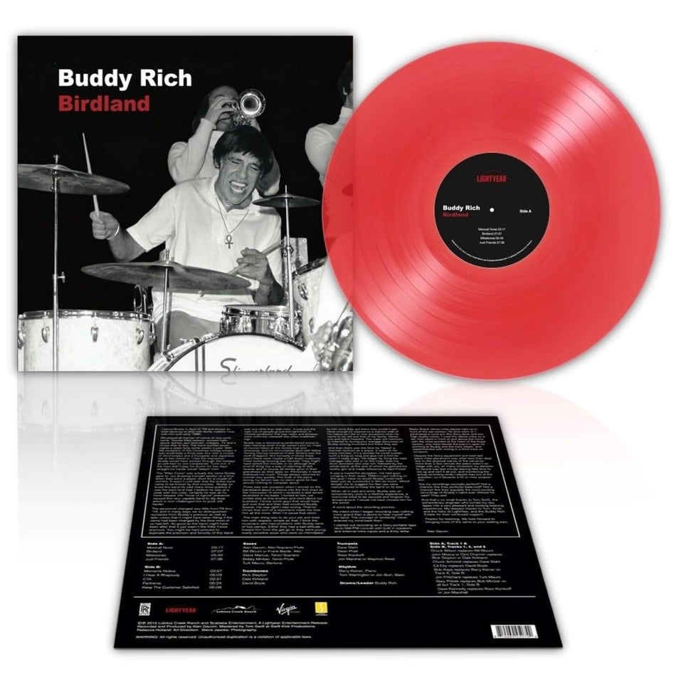 Buddy Rich - Birdland - (Clear Vinyl, Red) - [Vinyl]
