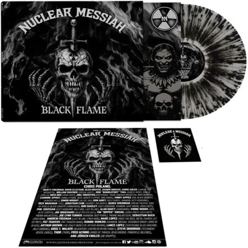 Nuclear Messiah - Black Flame - (Clear/Silver/Black/Splatter Vinyl)