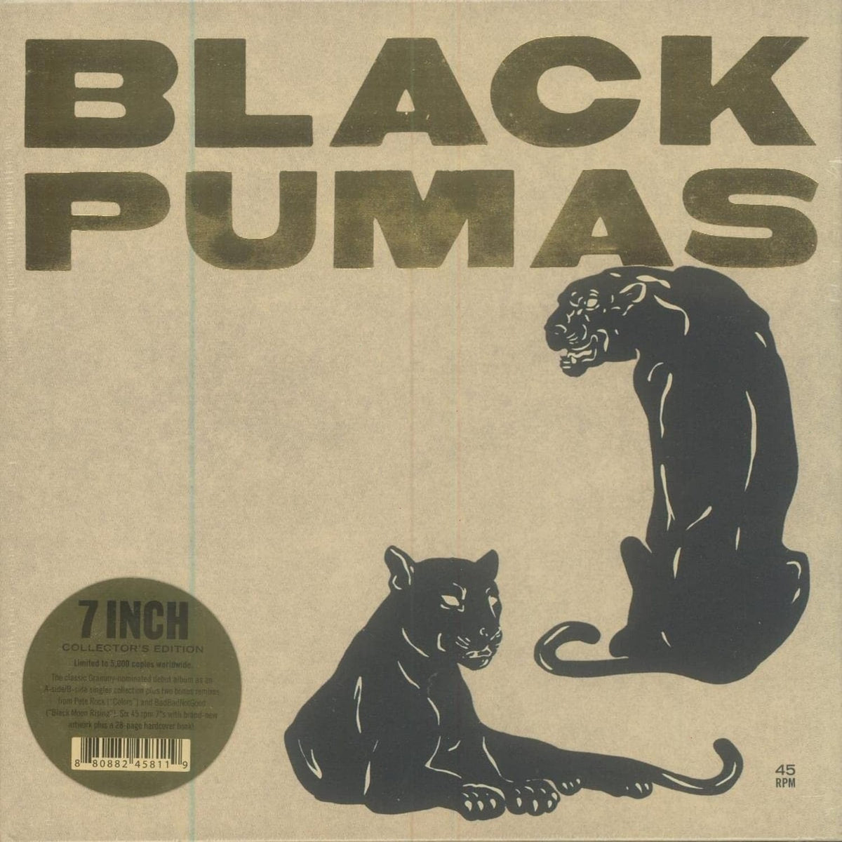Black Pumas - Black Pumas [Collector's Edition 7" Box Set] - (Oversize Item Split, Boxed Set) - [Vinyl]