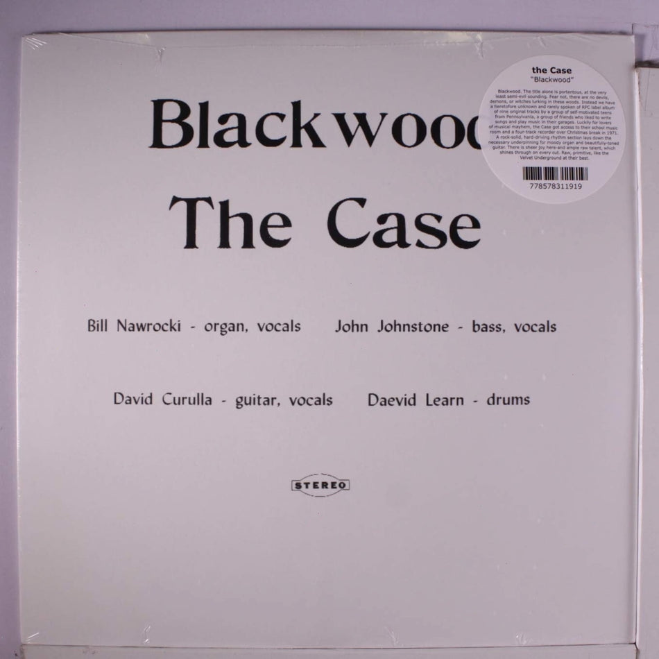 The Case - BLACKWOOD - [Vinyl]