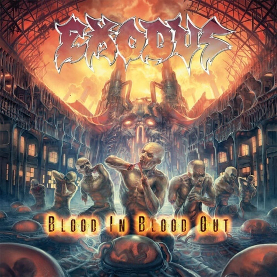 Exodus - Blood in Blood Out (10th Anniversary) Clear Gold Black Splatter - (Colored , Clear , Gold, Black, Anniversary Edition) - [Vinyl]