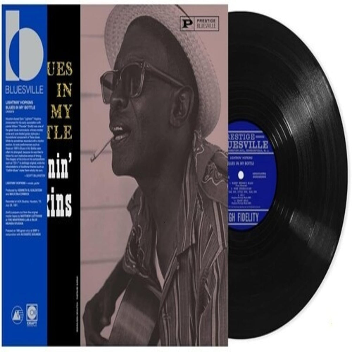 Lightnin' Hopkins - Blues in My Bottle (Bluesville Acoustic Sounds Series) - (180 Gram ) - [Vinyl]