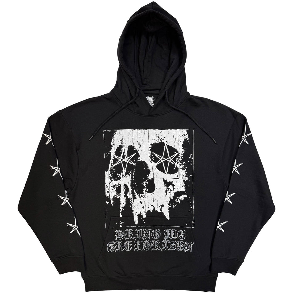 Bring Me The Horizon Unisex Pullover Hoodie: Oversized Skull (Black)