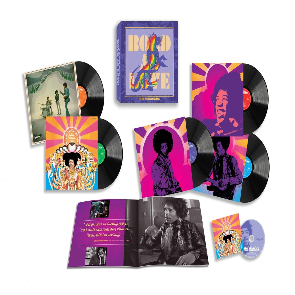 The Jimi Hendrix Experience - Bold As Love - (Oversize Item Split, Boxed Set, With Blu-ray, Deluxe Edition, Booklet) - [Vinyl]