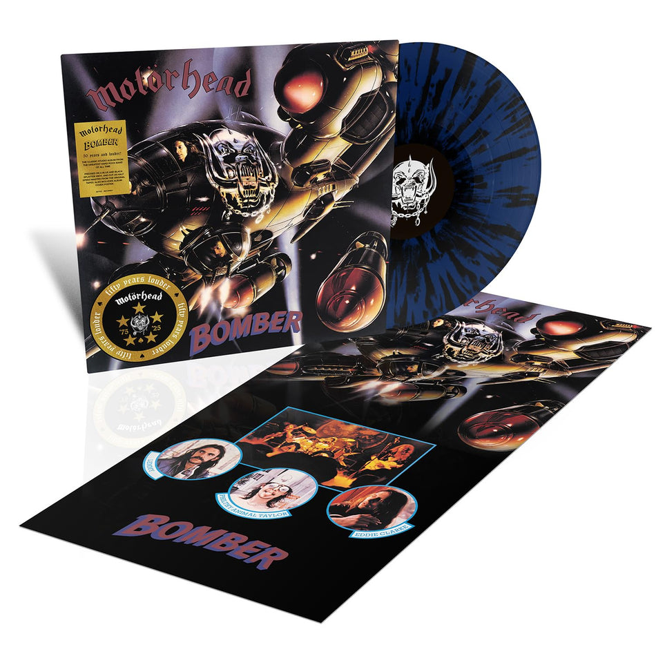 Motorhead - Bomber - (Colored Vinyl, Blue, Black, Limited Edition, Anniversary Edition) - [Vinyl]