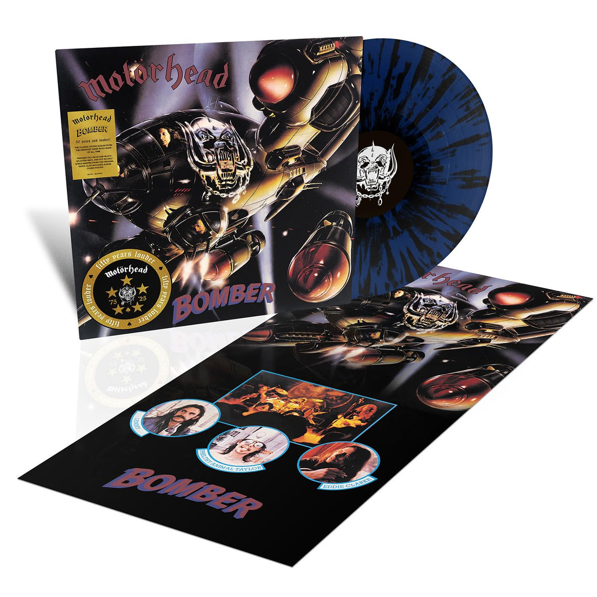 Motorhead - Bomber - (Colored Vinyl, Blue, Black, Limited Edition, Anniversary Edition) - [Vinyl]