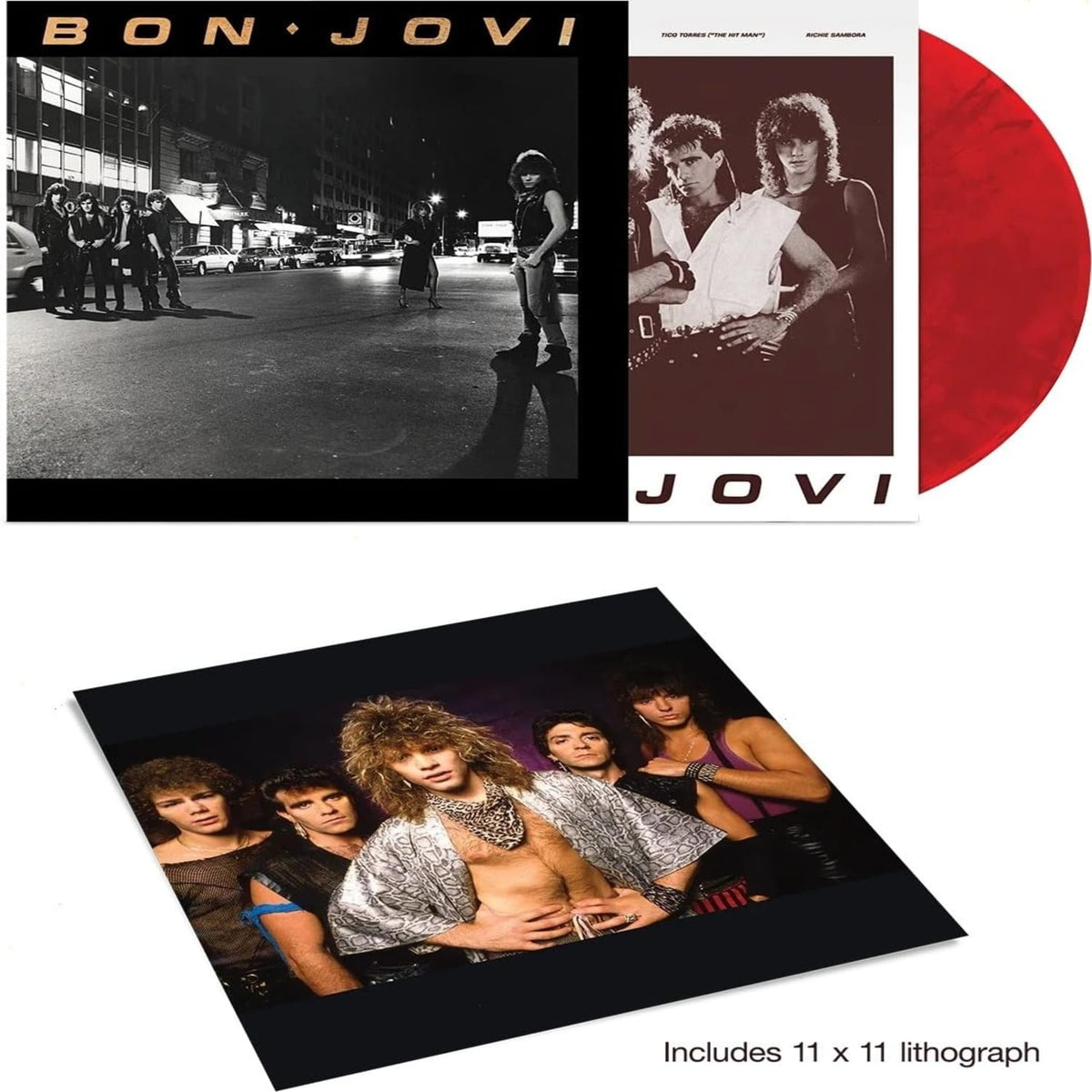 Bon Jovi - Bon Jovi - Limited Ruby Red Colored with Lithograph - [Vinyl]