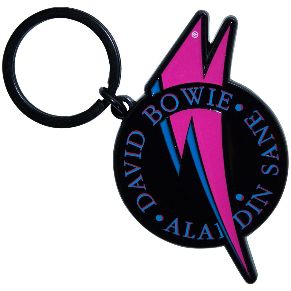 David Bowie Keychain: Aladdin Sane