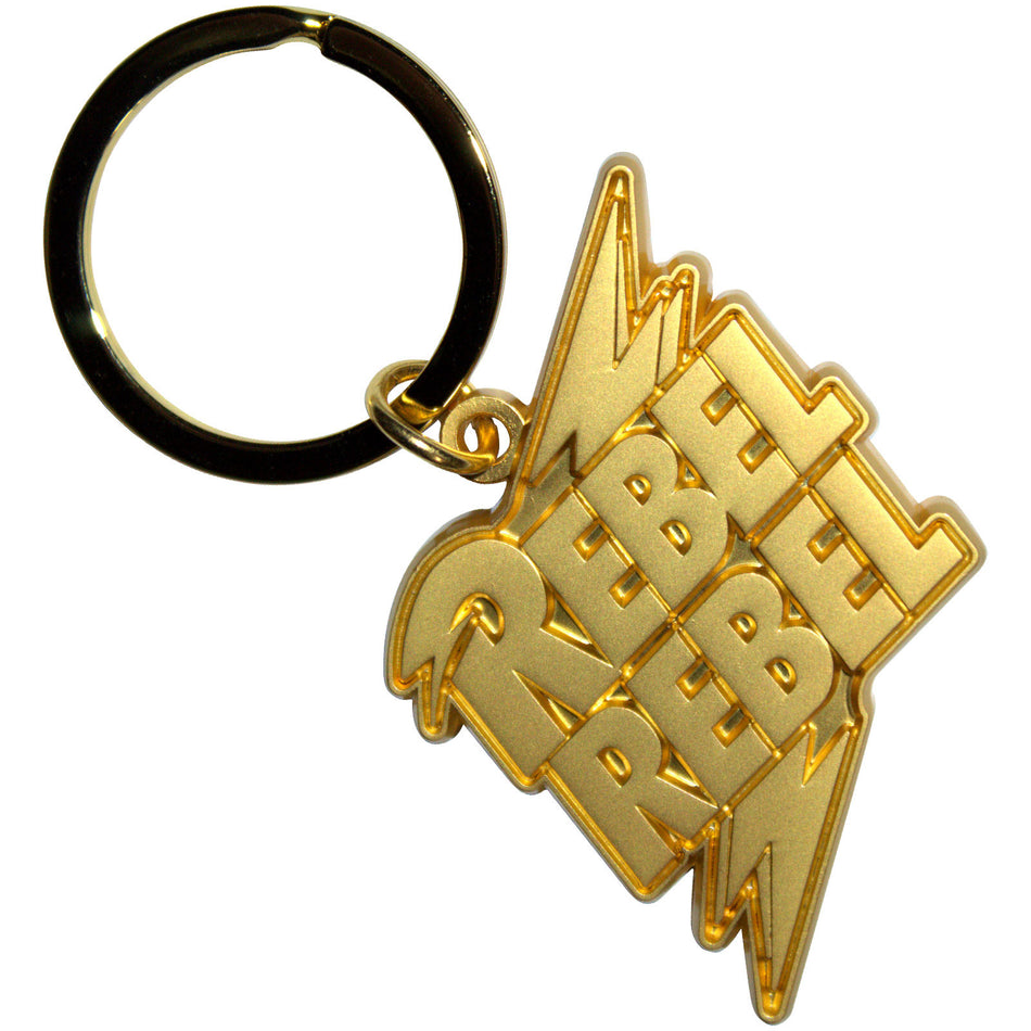 David Bowie Keychain: Rebel Rebel Gold